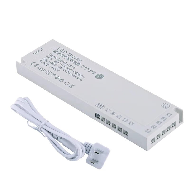 LED Cabinet Light Strip Transformer Power Supply Driver 12V 100W EU Plug - Image 5